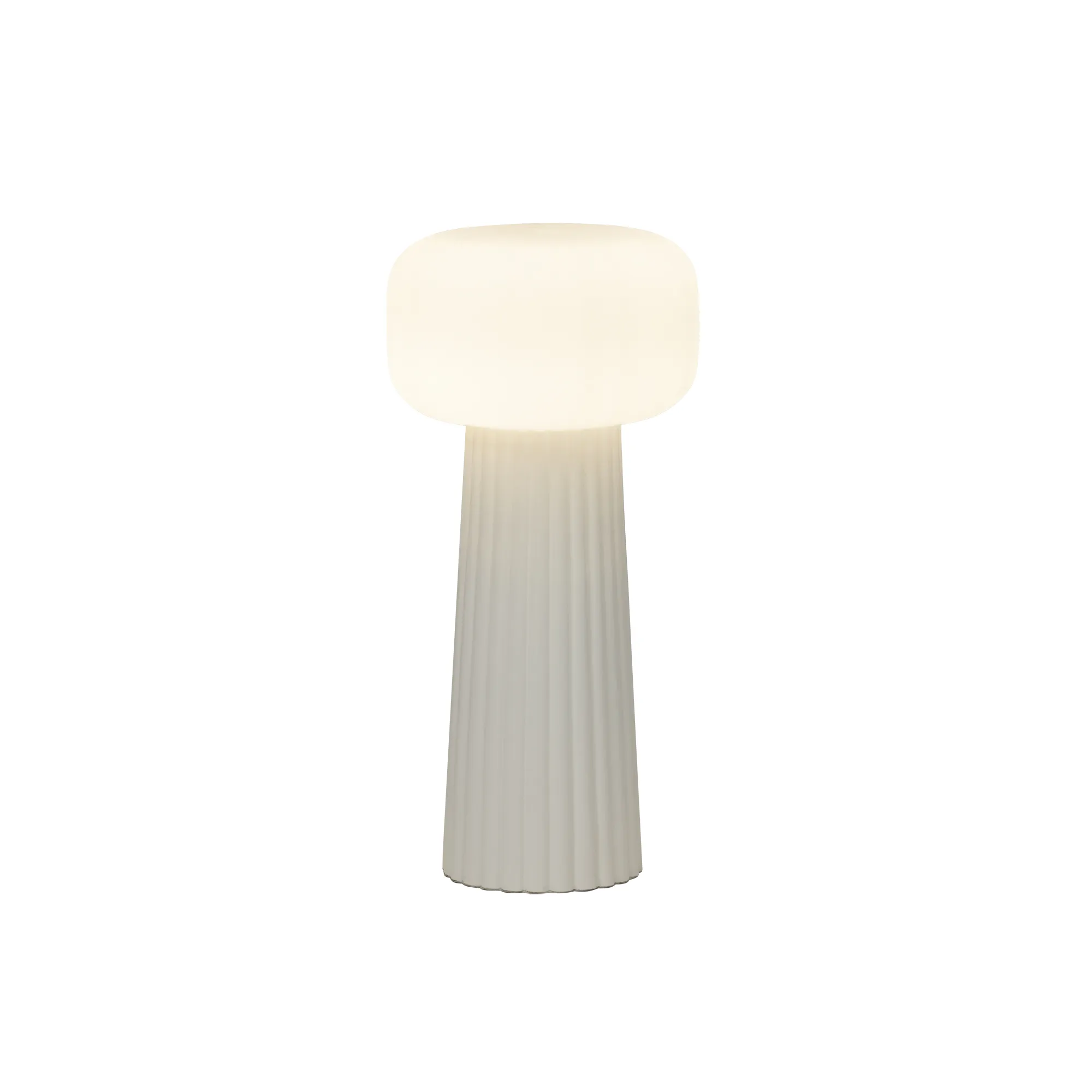 M7248  Faro 50cm 1 Light Table Lamp White